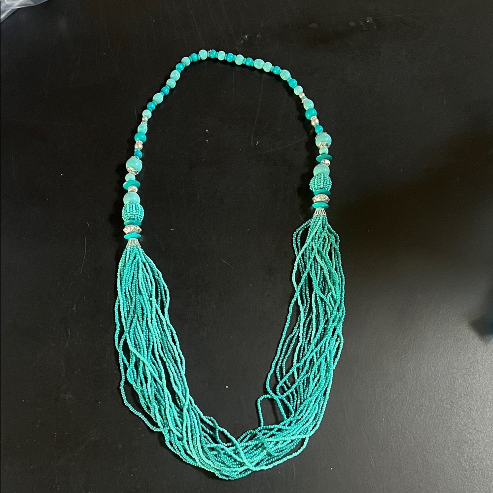 Turquoise Beaded Necklace